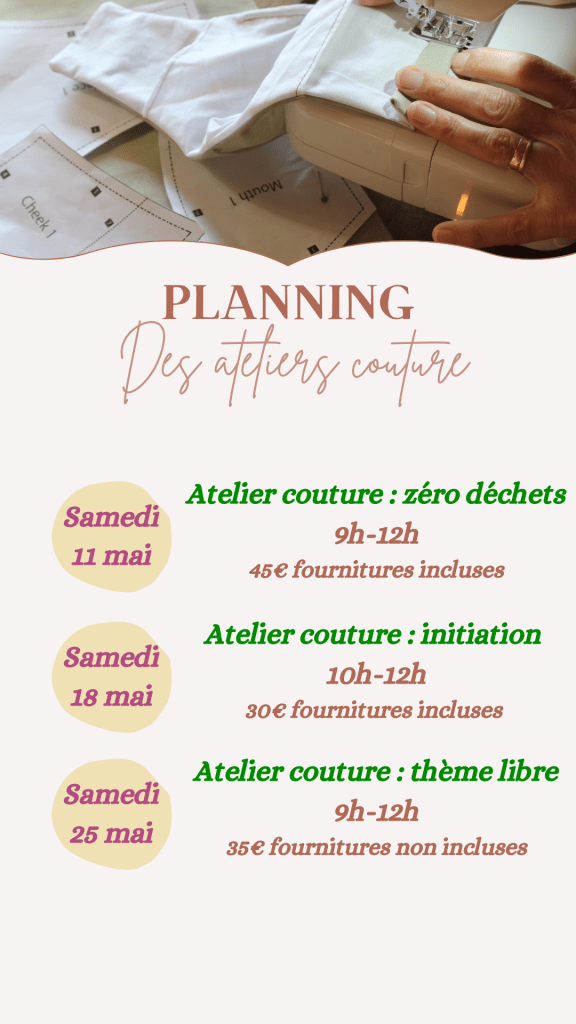 calendrier atelier couture